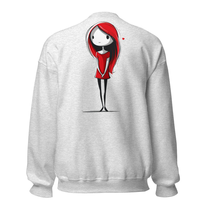 Little Red Heart Unisex Sweatshirt - Polendo Design