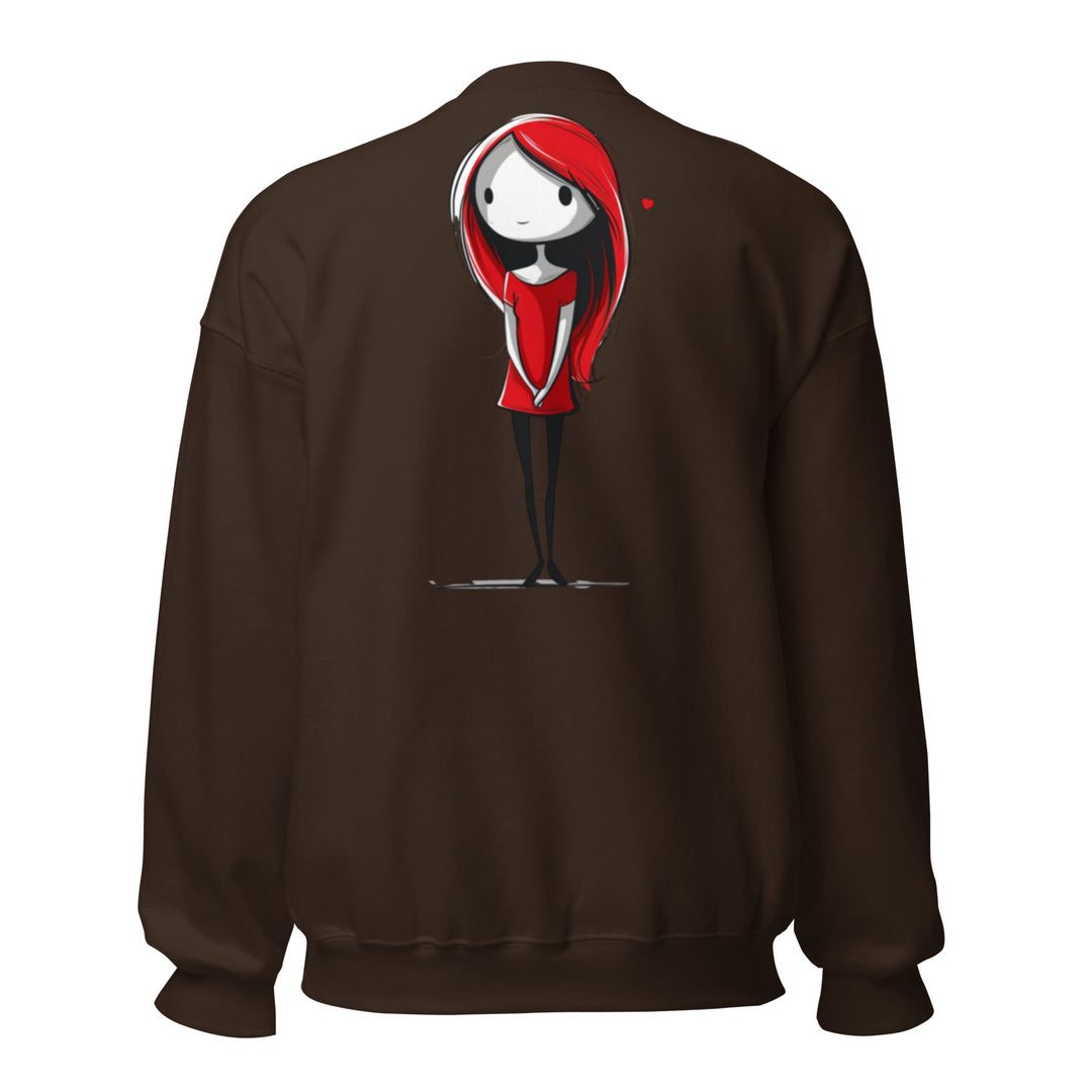Little Red Heart Unisex Sweatshirt - Polendo Design