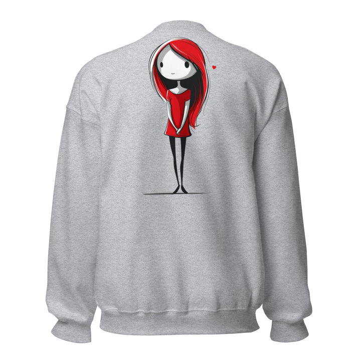 Little Red Heart Unisex Sweatshirt - Polendo Design