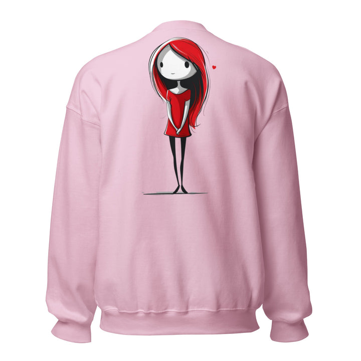 Little Red Heart Unisex Sweatshirt - Polendo Design