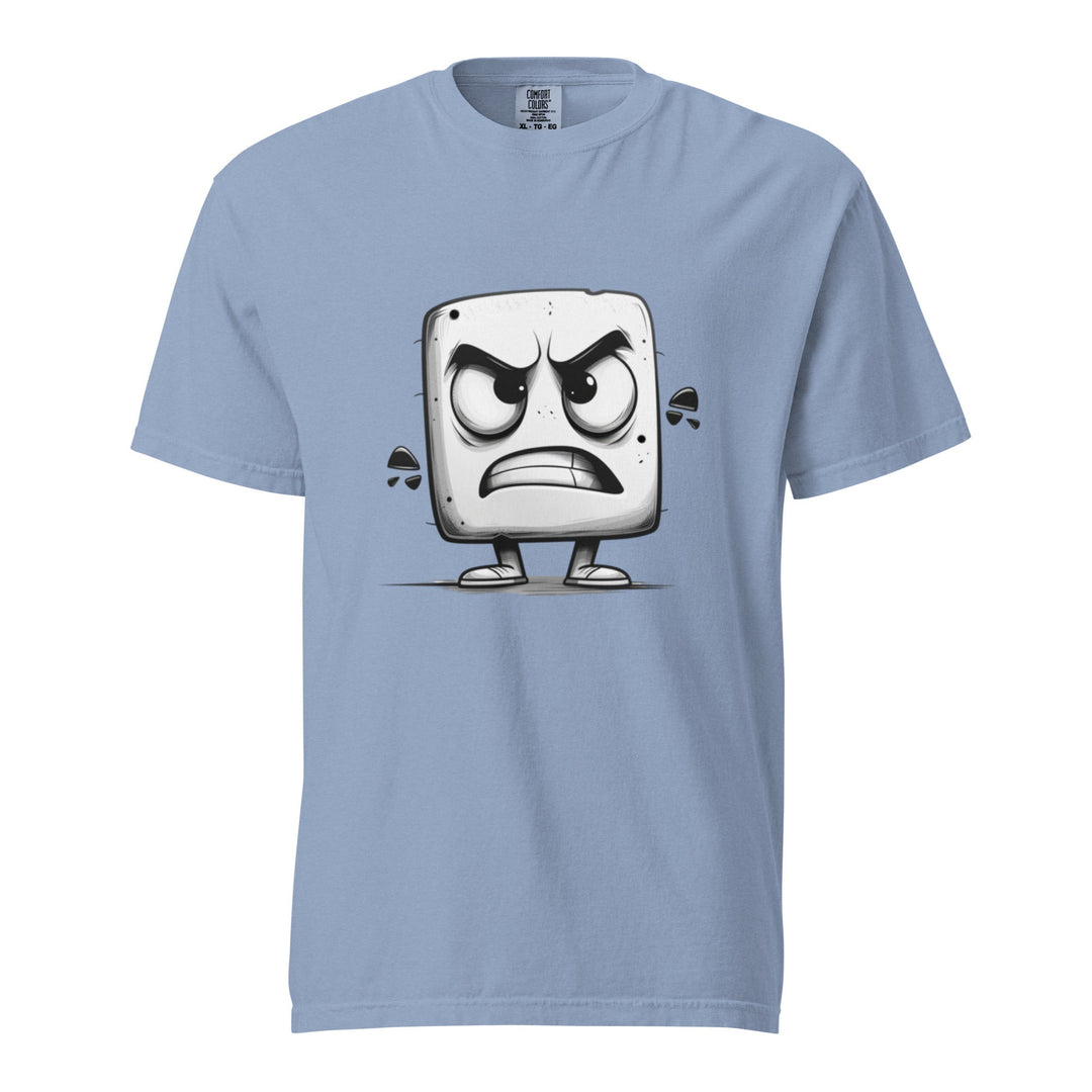 "Livid Little Block" garment-dyed heavyweight t-shirt - Tops & Tees - T-Shirts Polendo Design