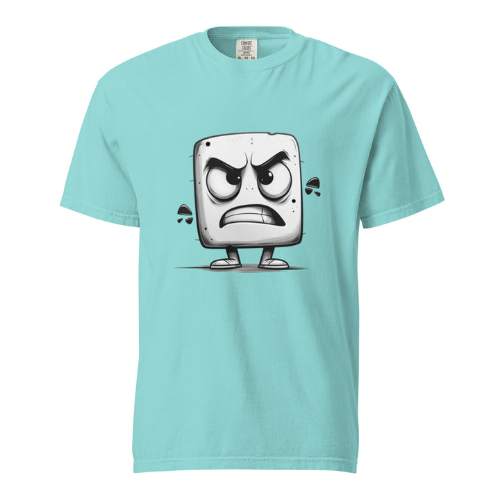 "Livid Little Block" garment-dyed heavyweight t-shirt - Tops & Tees - T-Shirts Polendo Design