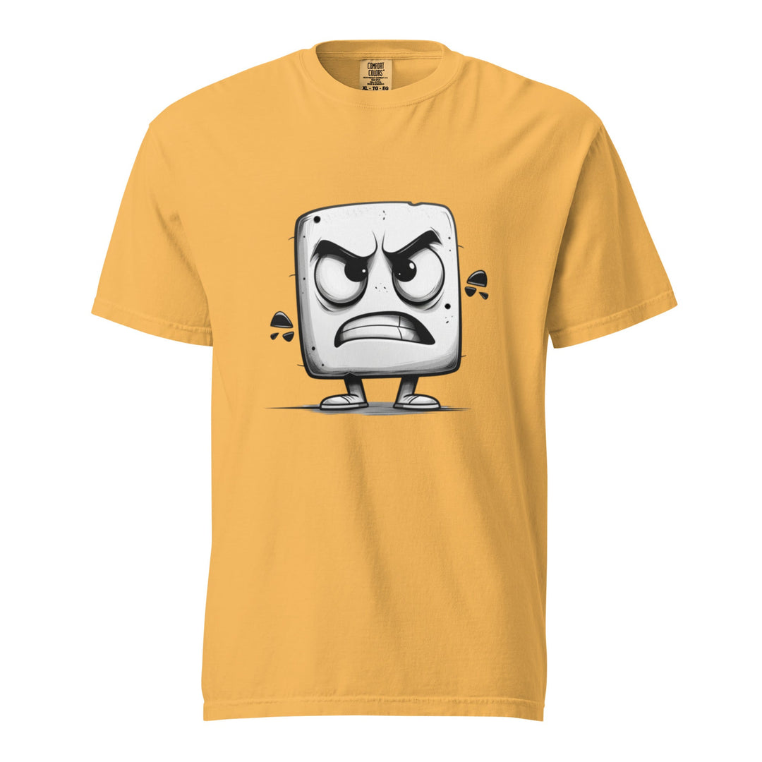 "Livid Little Block" garment-dyed heavyweight t-shirt - Tops & Tees - T-Shirts Polendo Design