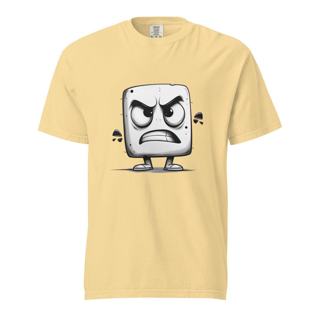 "Livid Little Block" garment-dyed heavyweight t-shirt - Tops & Tees - T-Shirts Polendo Design