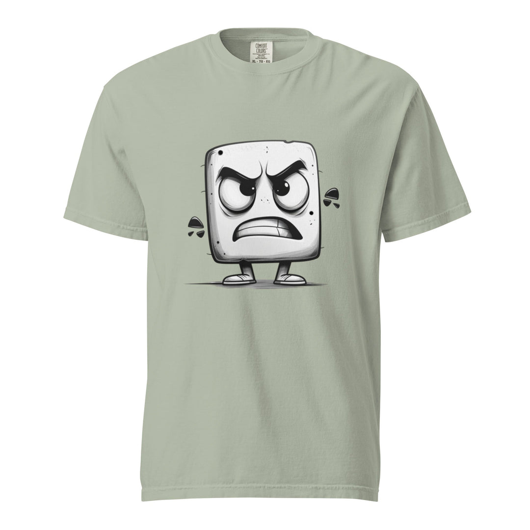 "Livid Little Block" garment-dyed heavyweight t-shirt - Tops & Tees - T-Shirts Polendo Design