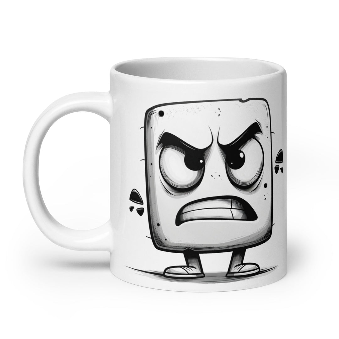" Livid little Block" White glossy mug - Polendo Design
