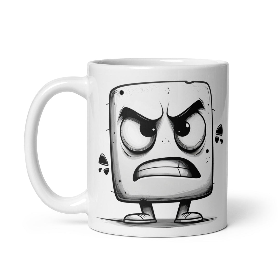 " Livid little Block" White glossy mug - Polendo Design