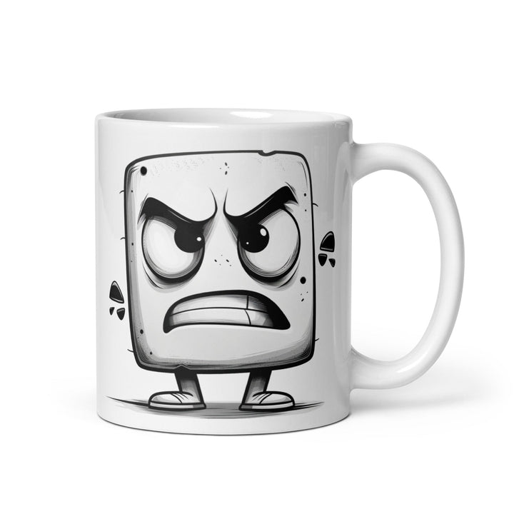 " Livid little Block" White glossy mug - Polendo Design