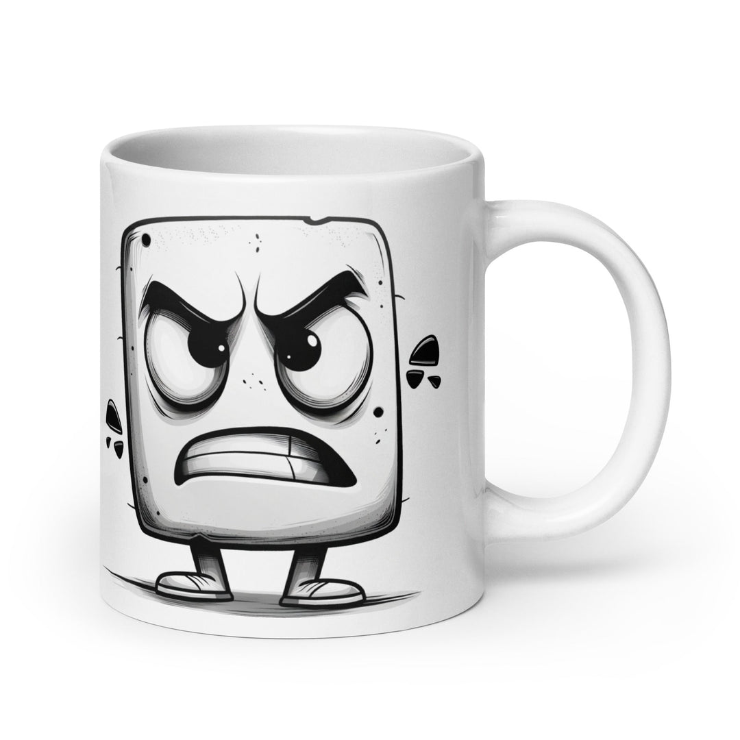" Livid little Block" White glossy mug - Polendo Design