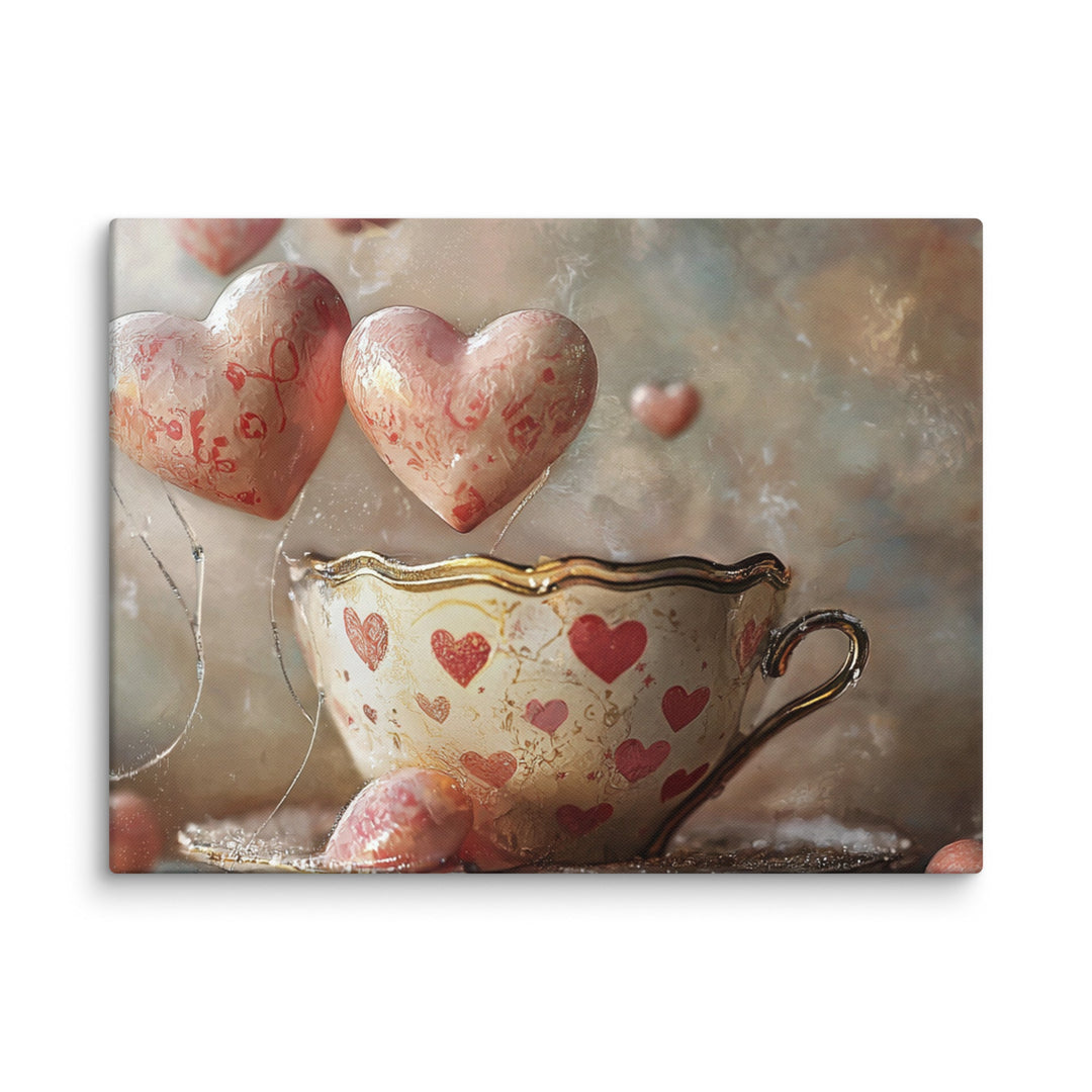 “Love Is Brewing” Canvas - Polendo Design