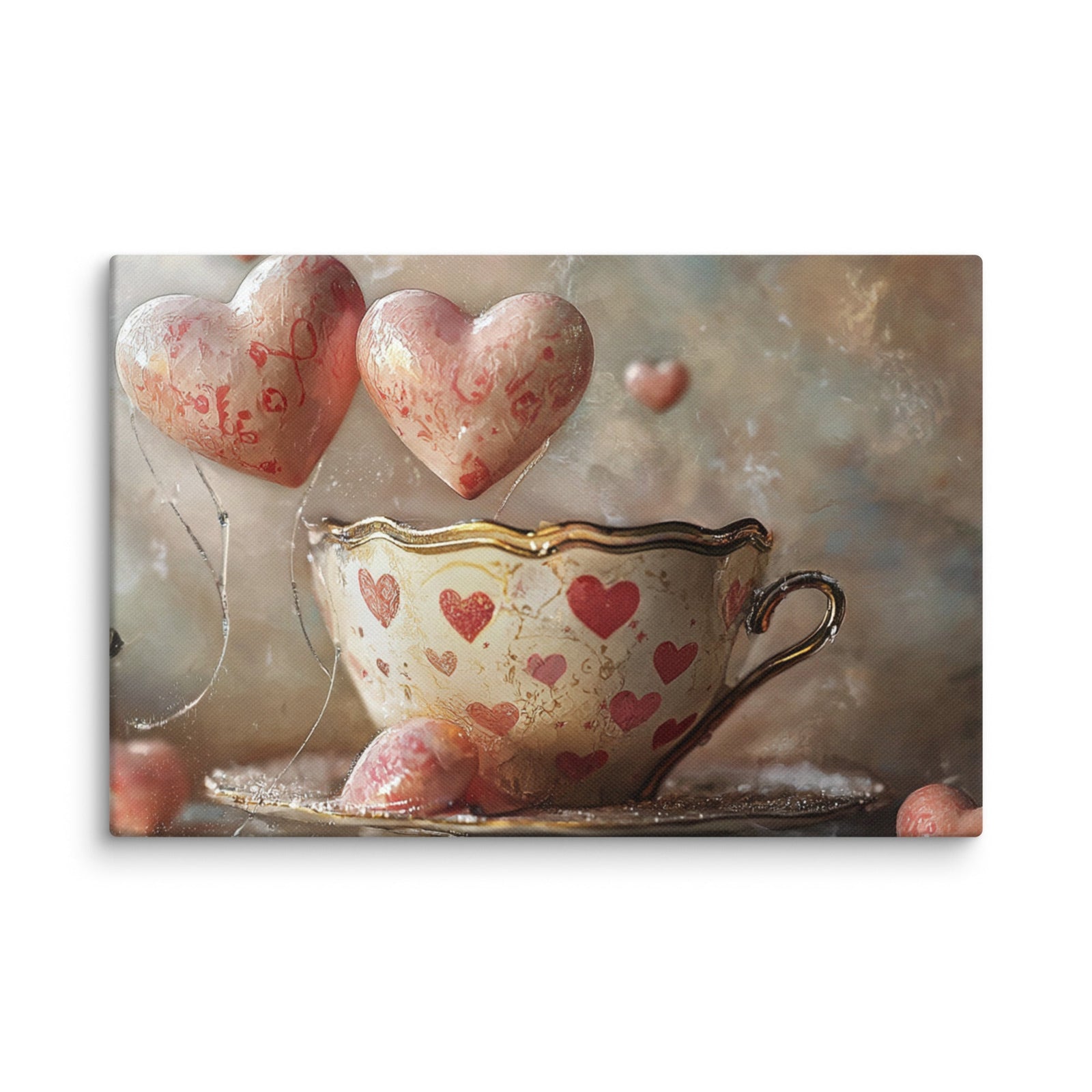 “Love Is Brewing” Canvas - Polendo Design