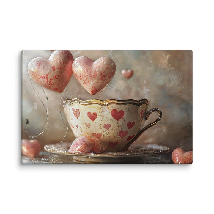 “Love Is Brewing” Canvas - Polendo Design