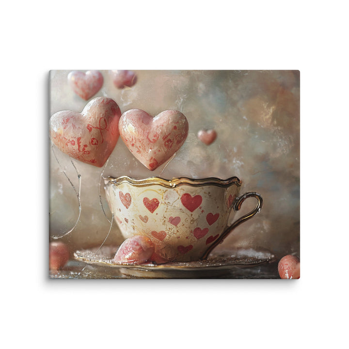 “Love Is Brewing” Canvas - Polendo Design