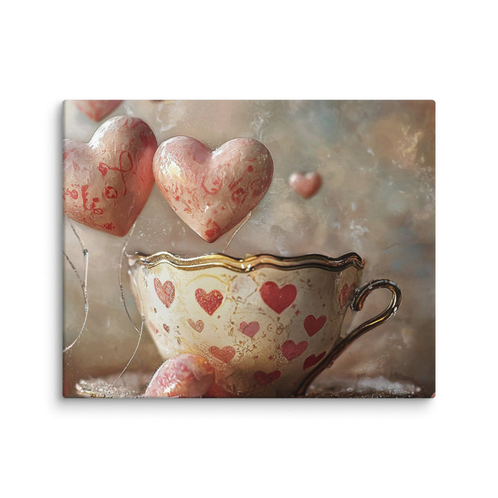 “Love Is Brewing” Canvas - Polendo Design