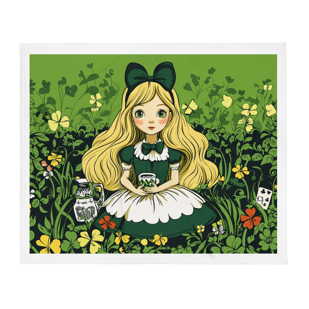 "Lucky girl" Throw Blanket - Polendo Design