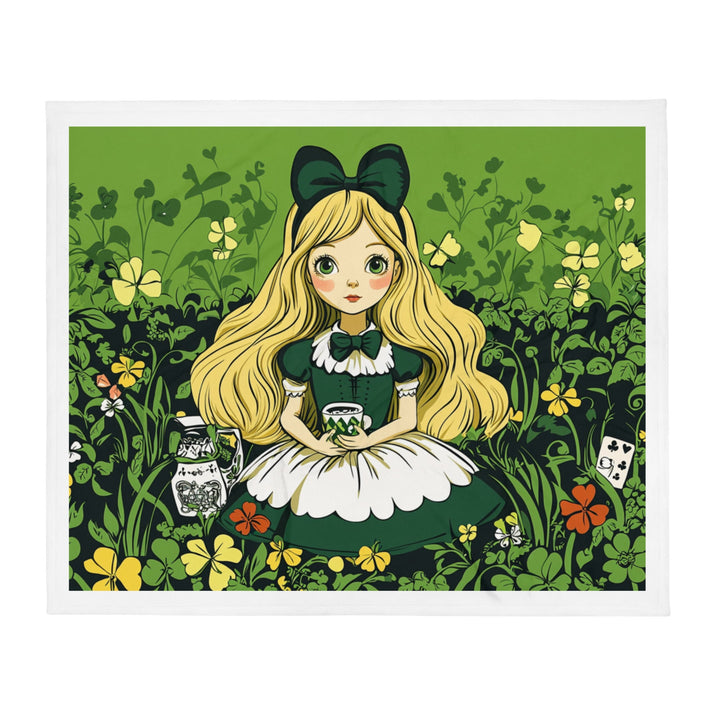 "Lucky girl" Throw Blanket - Polendo Design