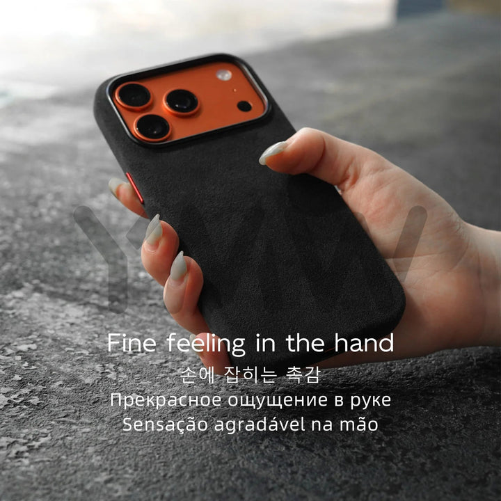 Magnetic Suede Phone Case with Full Coverage Protection - Polendo Design