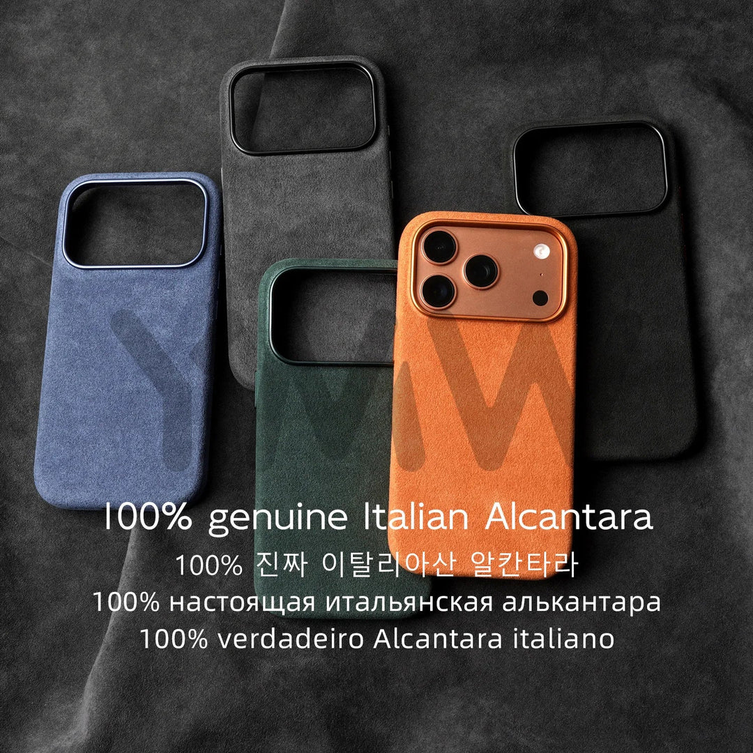 Magnetic Suede Phone Case with Full Coverage Protection - Polendo Design