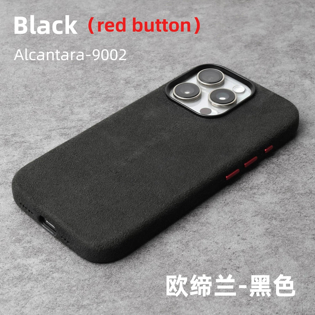 Magnetic Suede Phone Case with Full Coverage Protection - Polendo Design