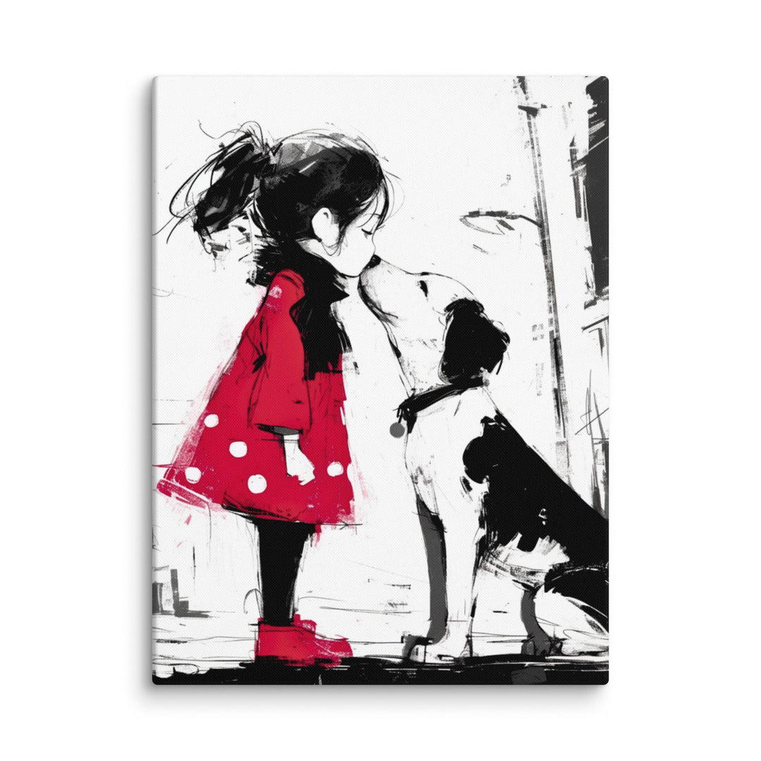 "My Dog and I" Canvas - Polendo Design