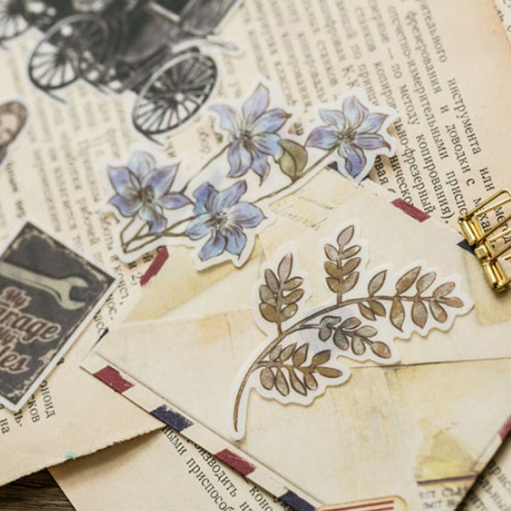 Flower Plants Illustration Stationery Stickers - Polendo Design