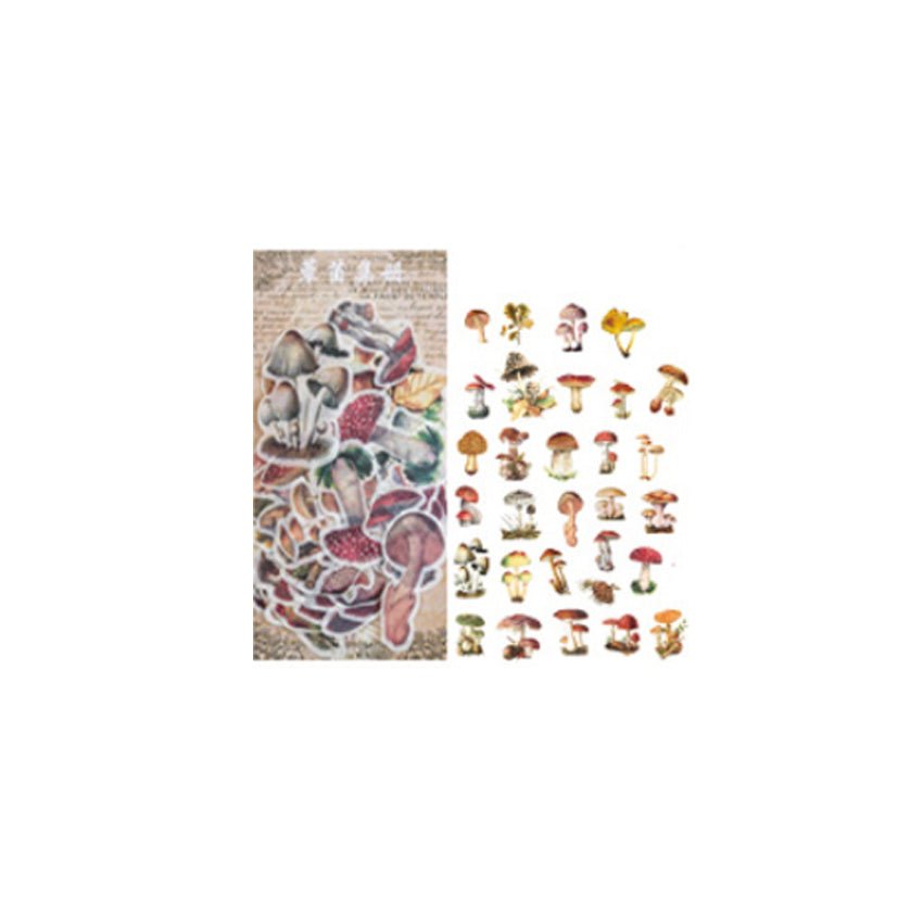 Flower Plants Illustration Stationery Stickers - Polendo Design