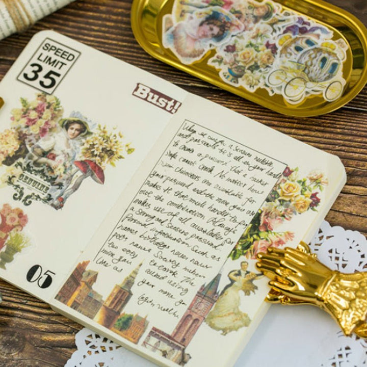 Flower Plants Illustration Stationery Stickers - Polendo Design