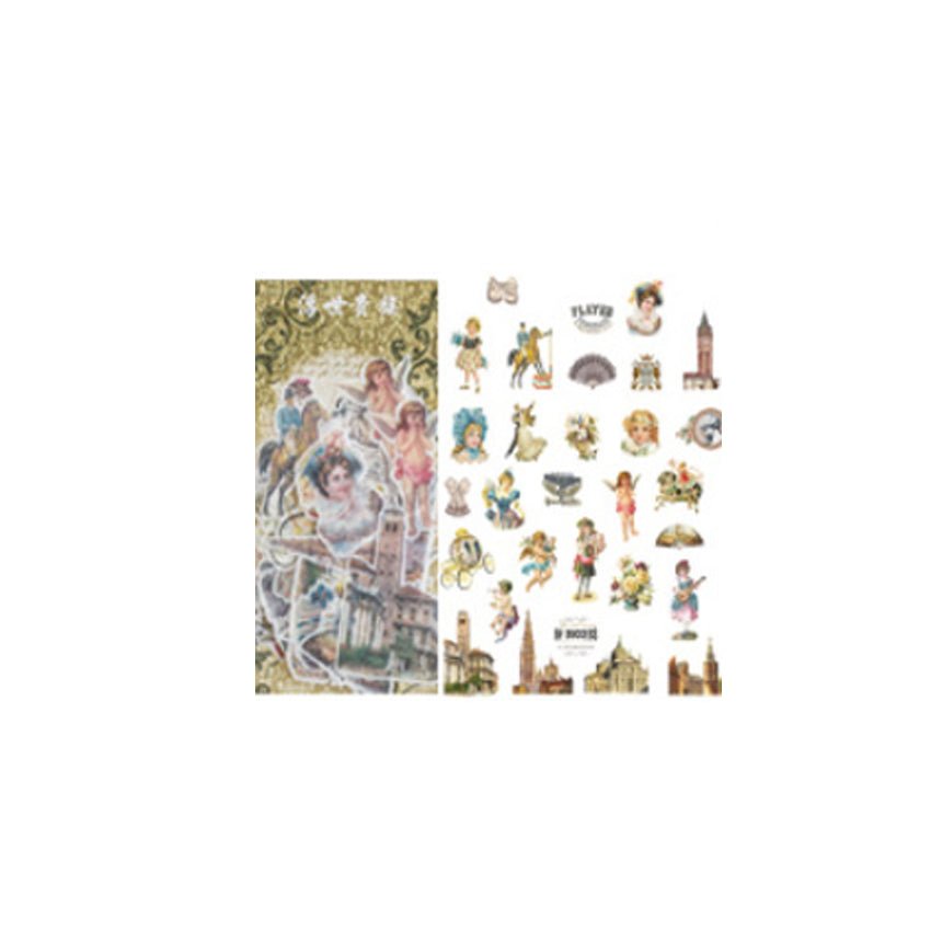 Flower Plants Illustration Stationery Stickers - Polendo Design