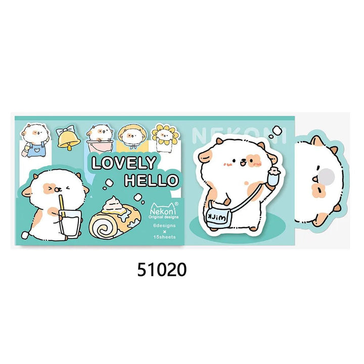 Novelty Hamster Pig Panda Memo Sticky Pad - Polendo Design