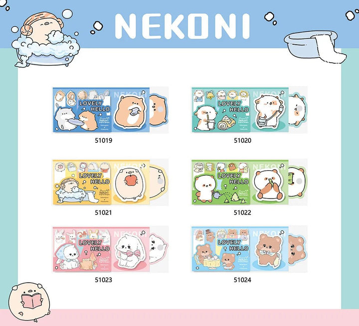 Novelty Hamster Pig Panda Memo Sticky Pad - Polendo Design