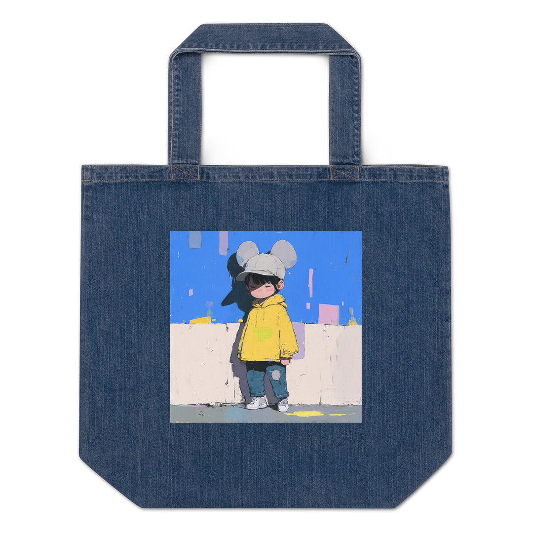 Organic denim tote bag - Polendo Design