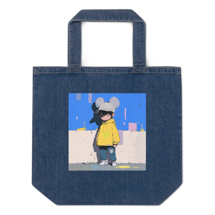 Organic denim tote bag - Polendo Design