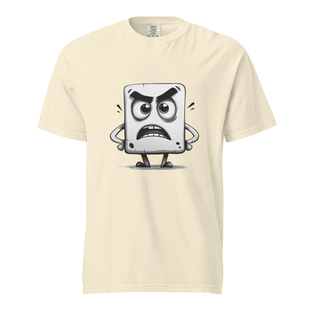 "Over-It-Little-Block" garment-dyed heavyweight t-shirt - Polendo Design Tops & Tees - T-Shirts