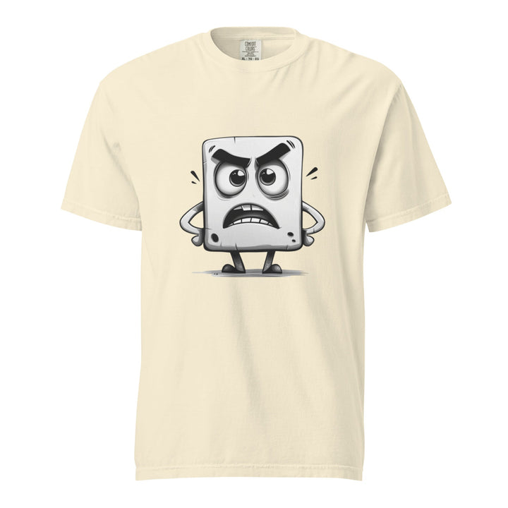 "Over-It-Little-Block" garment-dyed heavyweight t-shirt - Polendo Design Tops & Tees - T-Shirts