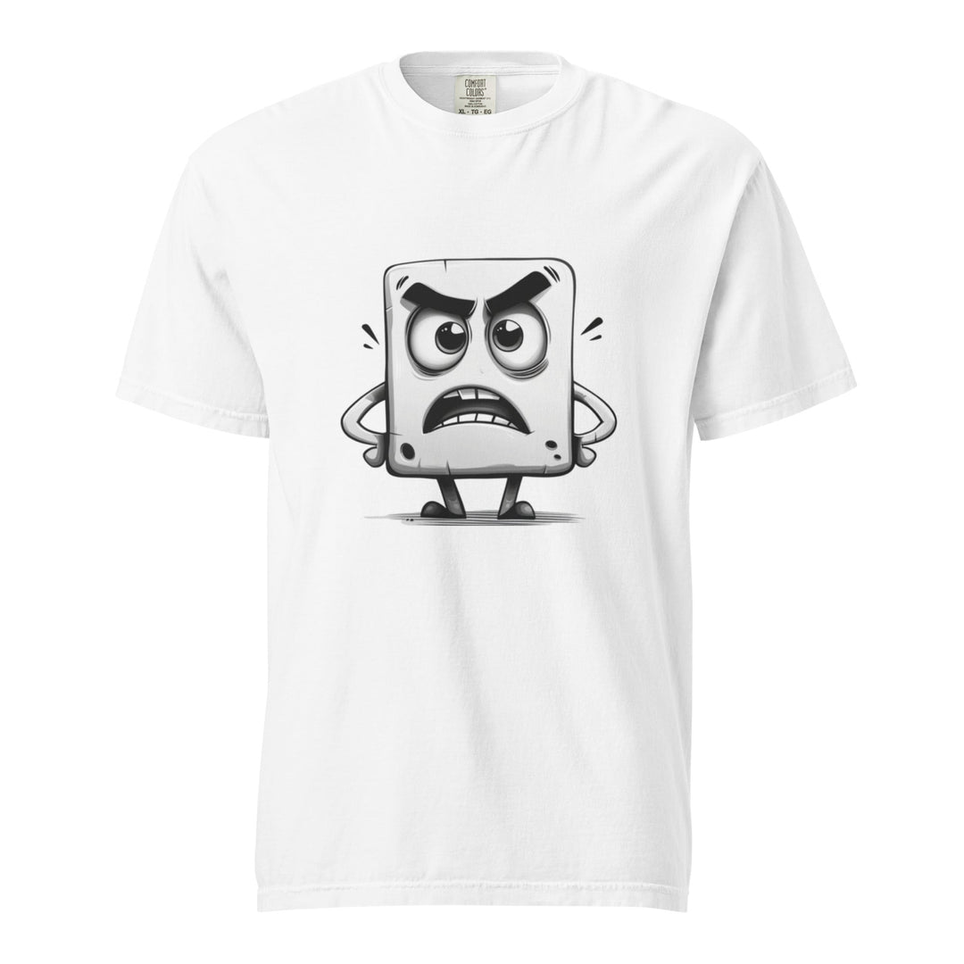 "Over-It-Little-Block" garment-dyed heavyweight t-shirt - Polendo Design Tops & Tees - T-Shirts