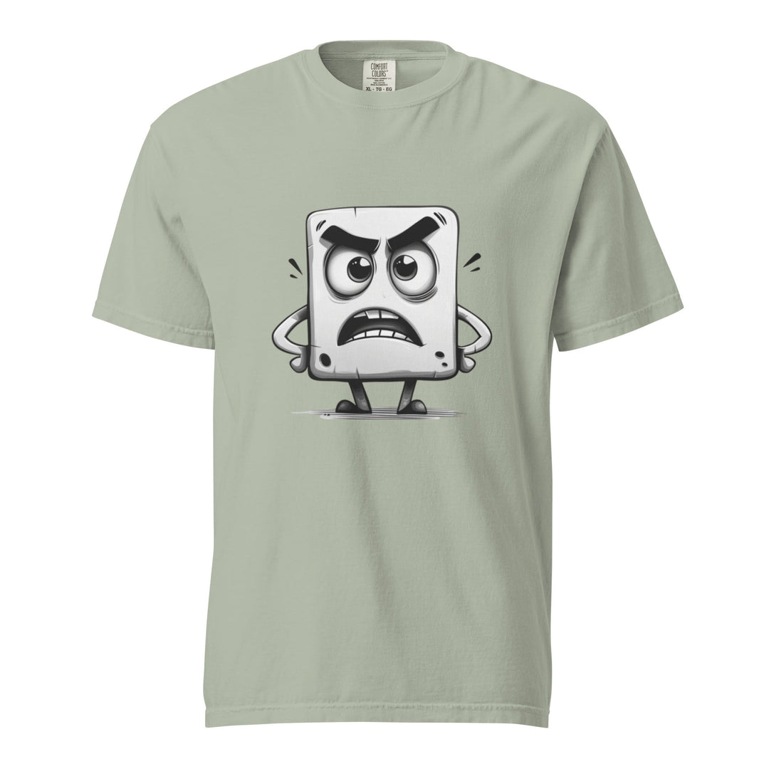 "Over-It-Little-Block" garment-dyed heavyweight t-shirt - Polendo Design Tops & Tees - T-Shirts