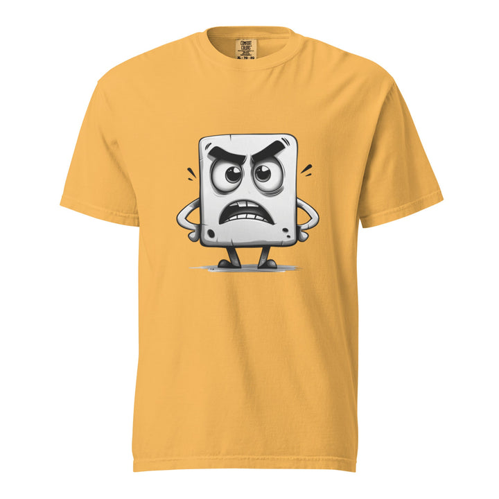 "Over-It-Little-Block" garment-dyed heavyweight t-shirt - Polendo Design Tops & Tees - T-Shirts