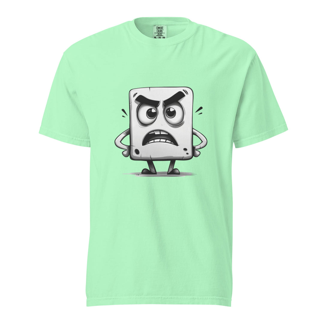 "Over-It-Little-Block" garment-dyed heavyweight t-shirt - Polendo Design Tops & Tees - T-Shirts