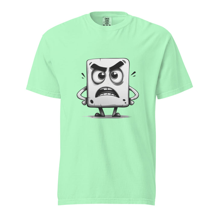 "Over-It-Little-Block" garment-dyed heavyweight t-shirt - Polendo Design Tops & Tees - T-Shirts