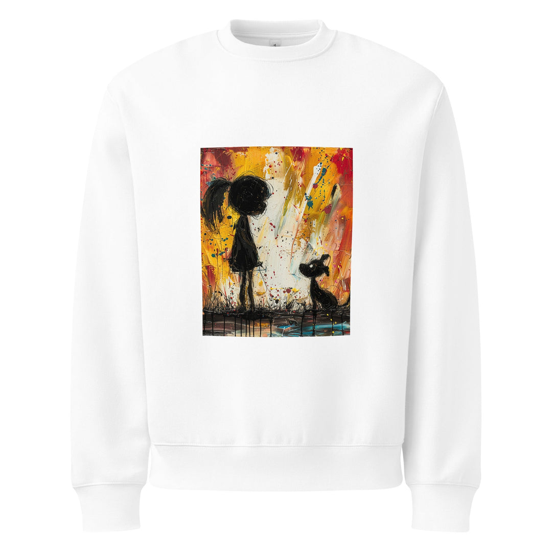 "Vibrant Companions" heavyweight sweatshirt - Polendo Design Tops/Sweatshirts & Hoodies