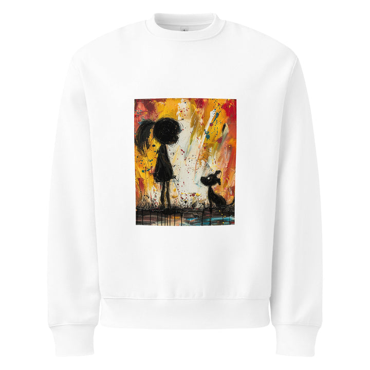 "Vibrant Companions" heavyweight sweatshirt - Polendo Design Tops/Sweatshirts & Hoodies