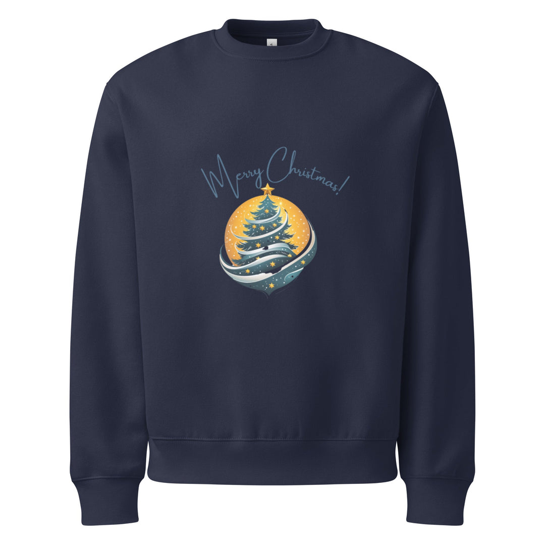 "Merry Christmas Tree" heavyweight sweatshirt - Polendo Design Tops/Sweatshirts & Hoodies