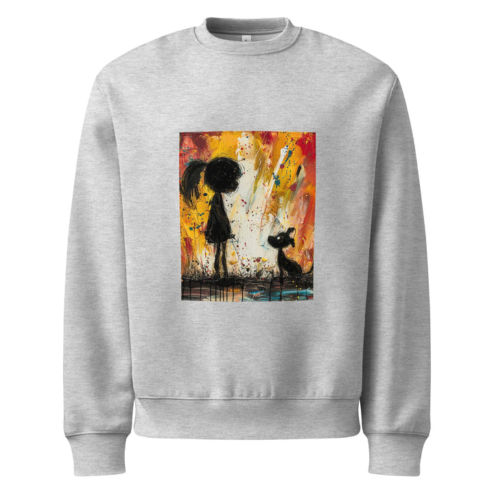 "Vibrant Companions" heavyweight sweatshirt - Polendo Design Tops/Sweatshirts & Hoodies