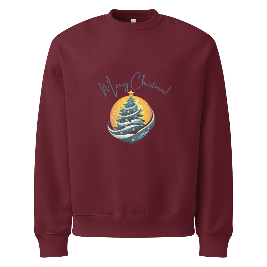 "Merry Christmas Tree" heavyweight sweatshirt - Polendo Design Tops/Sweatshirts & Hoodies