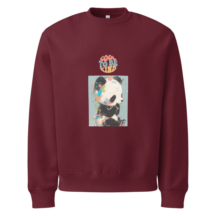 "Cool to Be Kind" Heavyweight Sweatshirt - Polendo Design Tops/Sweatshirts & Hoodies