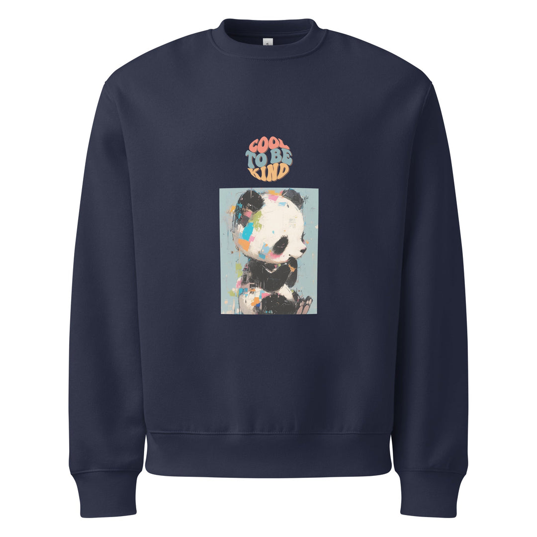 "Cool to Be Kind" Heavyweight Sweatshirt - Polendo Design Tops/Sweatshirts & Hoodies