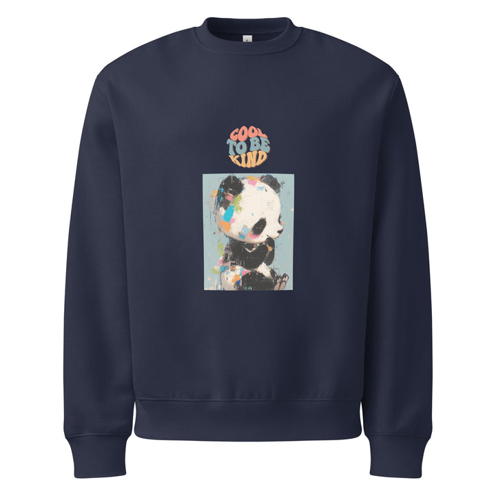 "Cool to Be Kind" Heavyweight Sweatshirt - Polendo Design Tops/Sweatshirts & Hoodies