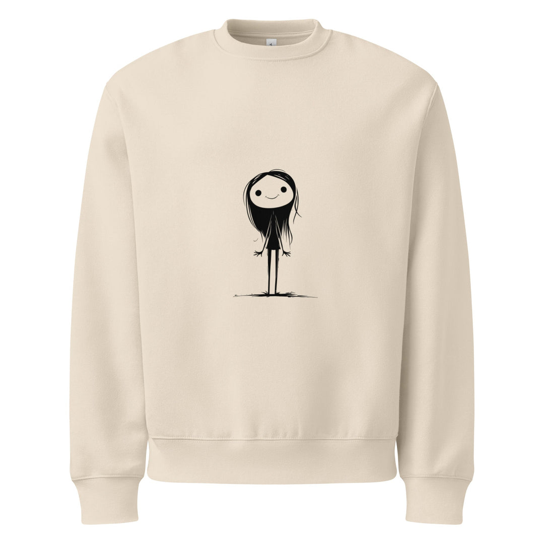 "Happy Girl" heavyweight sweatshirt - Polendo Design Tops/Sweatshirts & Hoodies