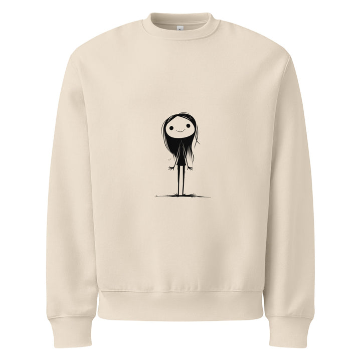 "Happy Girl" heavyweight sweatshirt - Polendo Design Tops/Sweatshirts & Hoodies