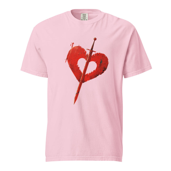 "Pierced-Love" garment-dyed heavyweight t-shirt - Polendo Design Tops & Tees - T-Shirts